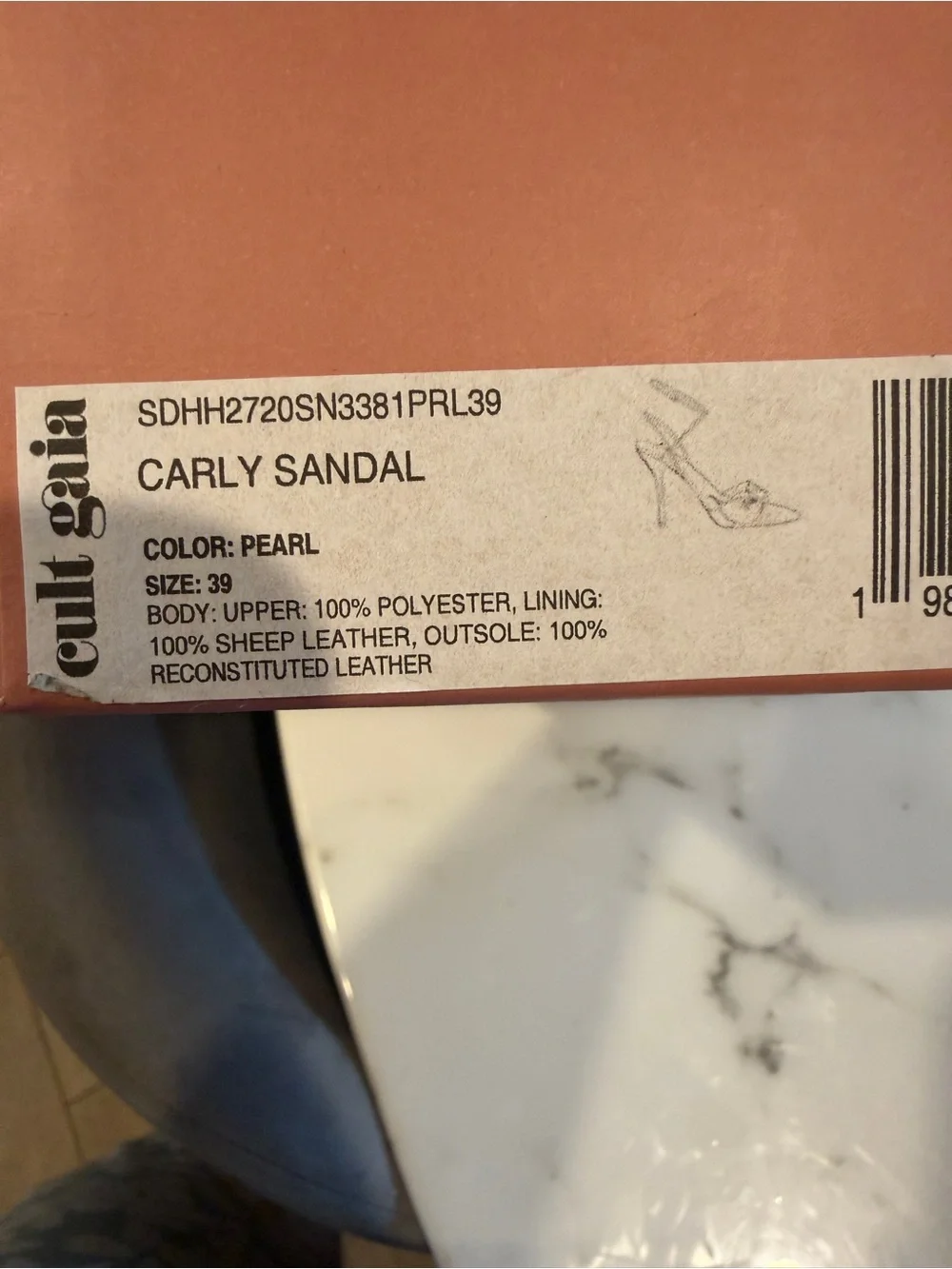 cult gaia Ivory Satin Floral Ankle-Strap Heel
